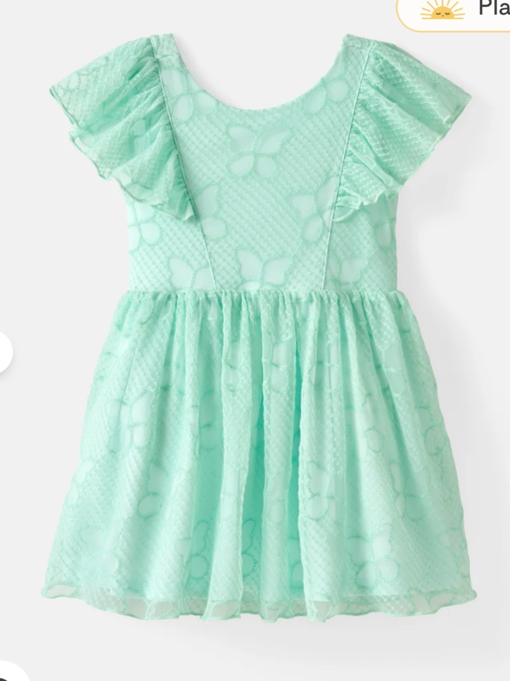 Little Sleepies butterfly Brook Smocked Flutter Dress